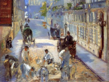 Édouard Manet œuvres - Les ramasseurs de rue Rue de Berne Édouard Manet